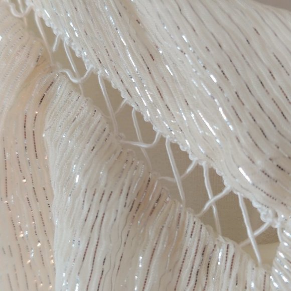 LoveShackFancy Creamy White Silk Romper NWT - Picture 10 of 11